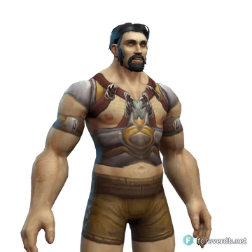 Marauder's Tunic worn by a human male, rendered from the Forever client