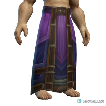Bonecaster's Sarong worn by a human male, rendered from the Forever client