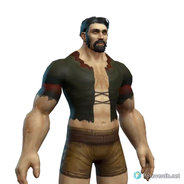 Ritual Tunic worn by a human male, rendered from the Forever client