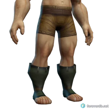 Vital Boots worn by a human male, rendered from the Forever client