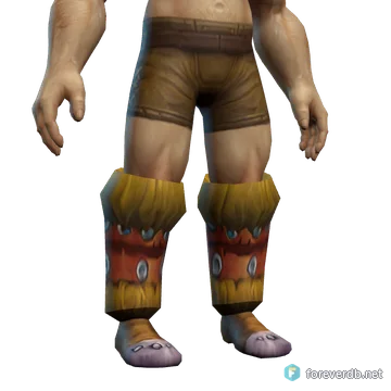 Sentinel Boots worn by a human male, rendered from the Forever client