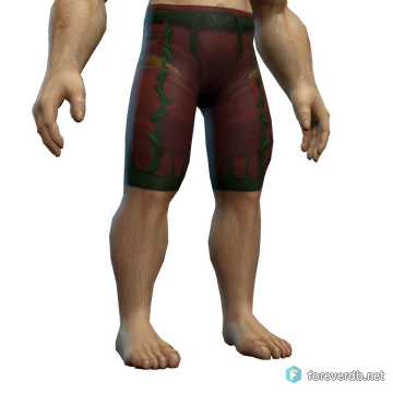 Feral Leggings worn by a human male, rendered from the Forever client