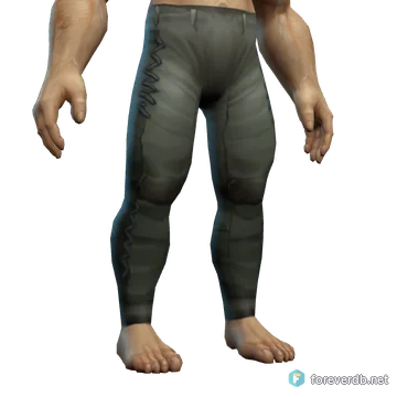 Embossed Leather Pants worn by a human male, rendered from the Forever client