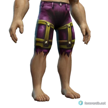 Slick Deviate Leggings worn by a human male, rendered from the Forever client