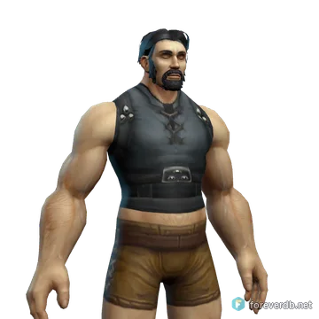 Master's Vest worn by a human male, rendered from the Forever client